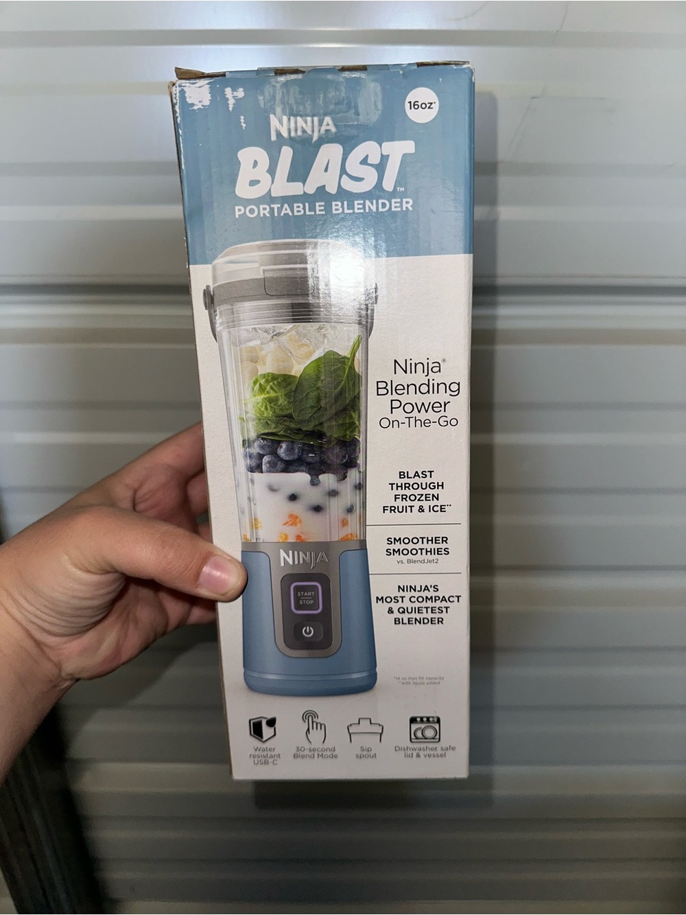 Ninja Portable Blender in Light Blue